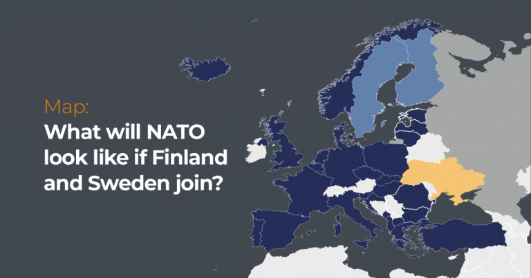 Map: What will NATO look like with Finland and Sweden included? | Infographic News